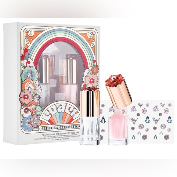 🌹 Coach Sephora Collection Tea Rose Nail Set 🌹 - Picture 3 of 8